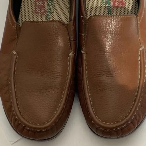SAS Women's Brown Twin Tripad Comfort Slip On Loafer Shoes Size 6.5 - Picture 3 of 11